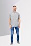Men Regular Fit Allover Print Short Sleeve Casual Shirt, Grey - 4