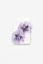 Lilac Tulle Detailed Star Figured 2-Piece Hairless Baby Clips