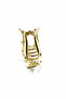 Pearl Detailed Wave Shaped Silver Color Bun Hair Clip - 5