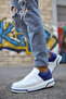 Mn075 - Cbt Signature Men's Shoes White / Sax Blue - 2