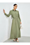 Women Ruched Shirt and Maxi Skirt Modest Set - 2