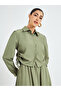 Women Ruched Shirt and Maxi Skirt Modest Set - 4