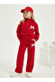 Children's New Bow Printed 100% Cotton Long Sleeve Half Zipper Sweatshirt-Sweatpants (3-12 Years) - 6