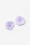 Lilac Pearl Detailed Orchid Girl's Clip Buckle