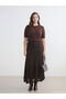 Elastic Waist Ruffled Skirt - 3