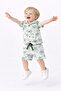 Baby Boy Palm Tree Patterned Shirt Shorts Set Summer Set of 2 - 6