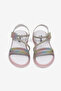 Children's Unisex Rainbow Glitter Sandals with Glitter Detail - 2