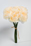 Artificial Flower 7-Piece Tea Rose Bunch 30 cm Cream - 3