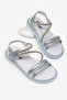 Children's Unisex Silver Children's Sandals with Glitter Detail