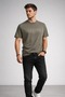 Jack Jones Jprblaethan Ss Logo Tee Sn Men's Khaki Tshirt 12292403-03 - 4