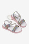 Children's Unisex Rainbow Glitter Sandals with Glitter Detail - 4