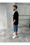 Men's Basic Crew Neck Oversize T-Shirt - 2