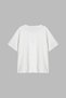 Leopard Corset Printed Relaxed Fit White Women's T-Shirt - 2