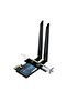 Ax1800 Wi-Fi 6 Receiver and Bluetooth 5.2 Adapter 5Db Dual Antenna Pcie Wifi Network Card