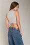 Emily Camisole Crop Top Clothing Pajama Top - Gray Melange - 4