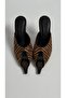 Lyra Heelled Slippers Brown - 3