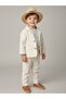 Boy's Linen Jacket with Pockets - 5