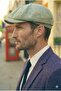 Men's Khaki Summer Linen Hat British Modern Peaky Blinders Style - 3