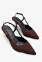 Sape Women's Evening Dress Shoes - Brown Nubuck - 2