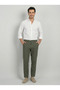 Men's Side Pocket Linen Trousers-2081P - 2
