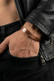 Copper Bracelet for Women and Men - Thin Model Handcuff with Ancient Greek Motifs, Copper Bracelet with Greek Pattern - 4