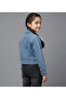 Serci̇no Kids Girls' Bow and Stone Decorated Short Denim Jacket - 2