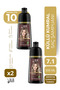 Ash Brown Hair Pigment Shampoo 7.1 |   300 ml X 2 Pieces & Contains Vitamins