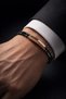 Men's Steel Bracelet - Modern Style with Zircon Stones - Gift for Lover - Spouse - Father - Gift Bracelet