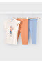 Girl's 3-Piece Leggings Set