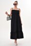 Women's Rope Strap Gipeli Long Dress 260166 - - 2
