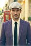 Men's Beige Summer Linen Hat British Modern Peaky Blinders Style - 2