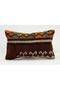 Vintage Throw Pillow Cover Made from Handmade Rug, Wool, 30X50 cm