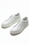 100% Genuine Leather White Laceless Comfortable Casual Men's Shoes Luass28Al0056
