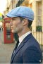 Men's Baby Blue Summer Linen Hat British Modern Peaky Blinders Style - 4