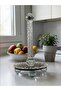 Decorative Crystal Stone Mirrored Single Towel Holder Napkin Holder Gold - 5