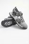 Boy's Gray Velcro Sports Summer Sandals Breathable Mesh Fabric Non-Slip Sole Casual Shoes - 5