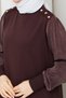 Women's Silk Kupra Pants and Double Mercerized Knitwear Set - 7