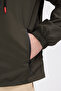 Men's Khaki 3-Pocket Wind and Rain Resistant Regular Fit Raincoat - 7