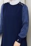 Women's Silk Kupra Pants and Double Mercerized Knitwear Set - 7