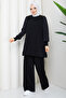 Women's Silk Kupra Pants and Double Mercerized Knitwear Set