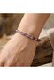 Grape Model Amethyst Bracelet - 5X7 mm - 2