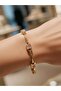 Pink Square Stone Vip Women's Bracelet Geometric Stylish Design - 4