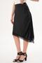 Women's Lace Detailed Slit Satin Skirt 260307 - - 4