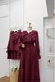 Tesettür Top and Skirt Set - Stylish and Elegant Skirt Combination with Ruffle Details - 4