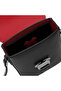Keinxdesa Black Leather Messenger Bag - 3