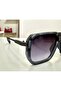 Premium Quality U400 Protection Polarized Glass Fune Gray Metal Frame Sunglasses - 4
