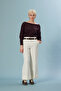 Boat Neck Knitwear Blouse