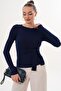 Women's Side Tie Detailed Long Sleeve Blouse 260320 - 265071 - 2