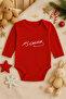 Mustafa Kemal Atatürk Signature Printed Baby Boy and Girl Red Undershirt Bodysuit