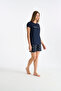 26Y Women's Navy Blue Shorts Set - 3